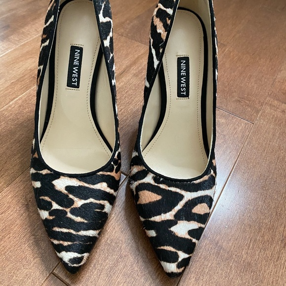 Nine West New Tatiana zebra print heels pumps 7 M - Picture 2 of 8